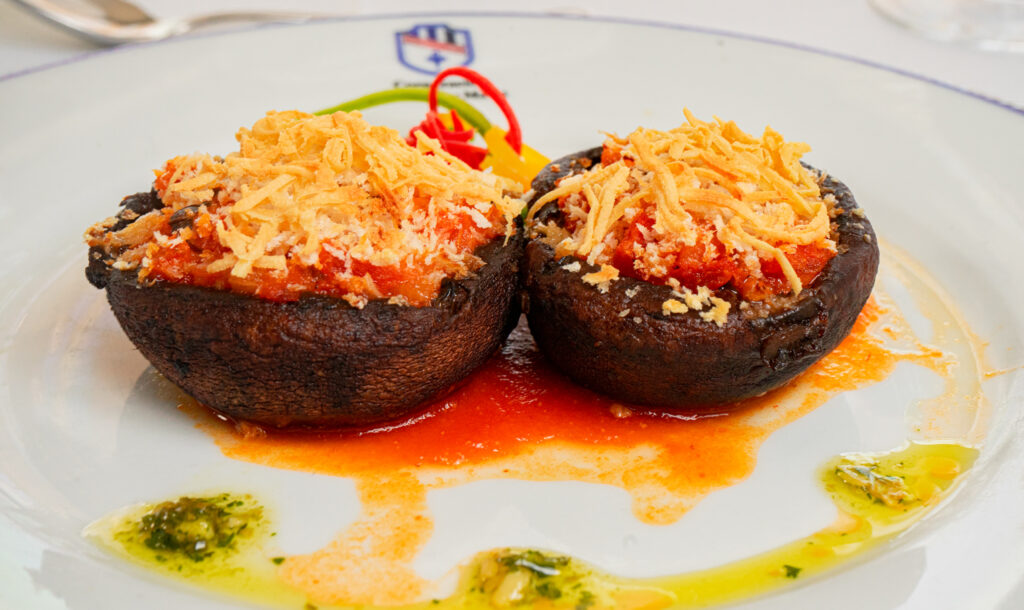 Champiñón Portobello Con Queso Tófu Club Santa Marta